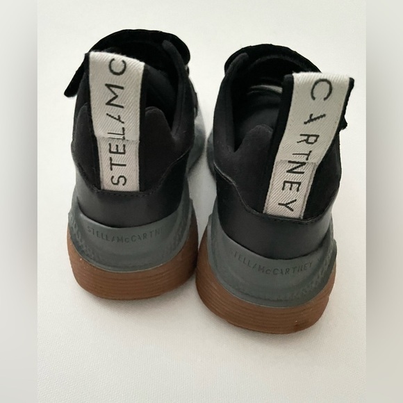 Stella McCartney Black Eclypse Sneakers Hook Loop 35 5 - Picture 3 of 12